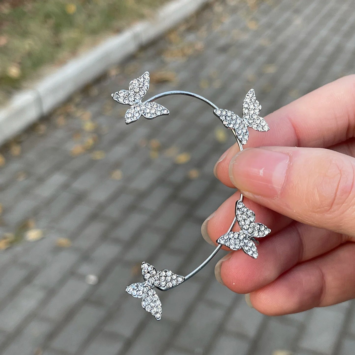 Butterfly Ear Clips